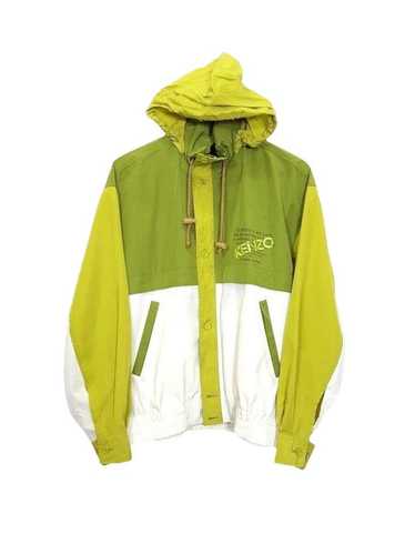 Kenzo × Windbreaker KENZO Two Tone Pickle Green H… - image 1