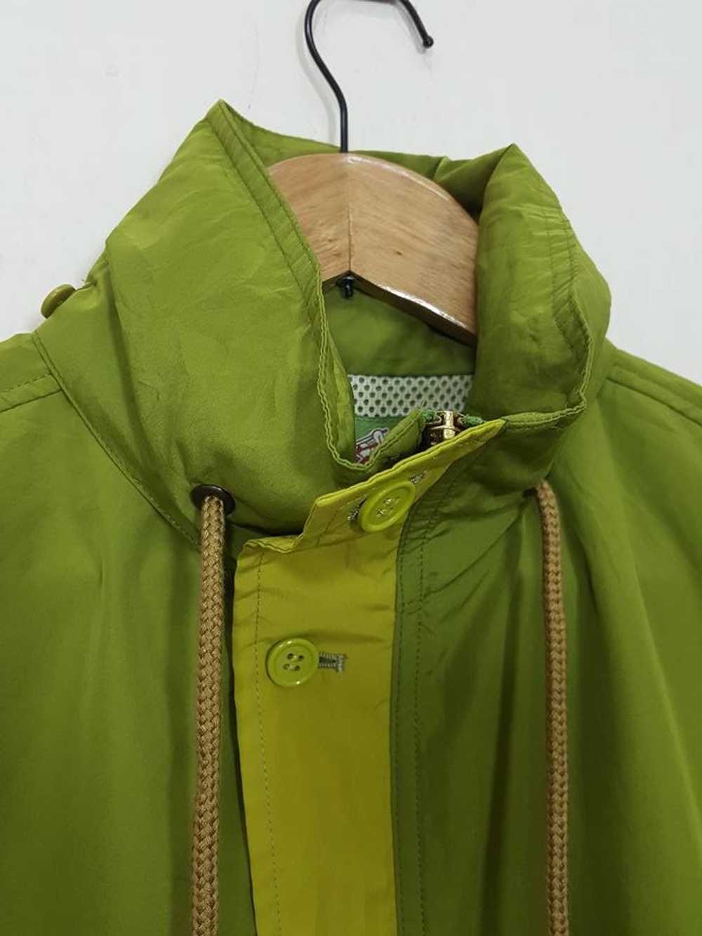 Kenzo × Windbreaker KENZO Two Tone Pickle Green H… - image 5