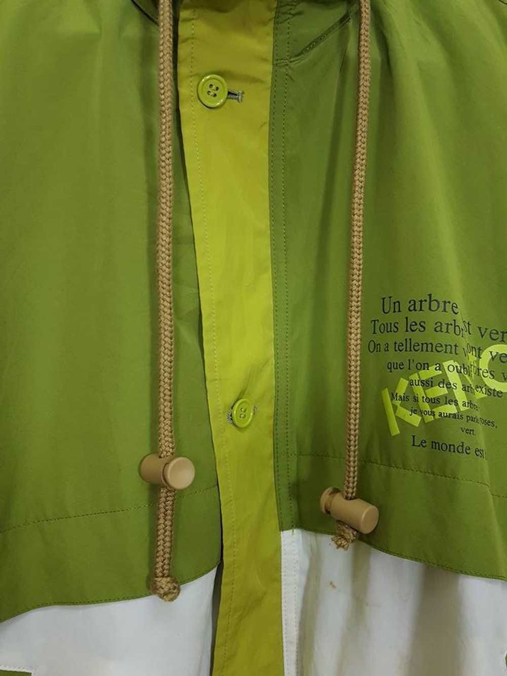 Kenzo × Windbreaker KENZO Two Tone Pickle Green H… - image 7