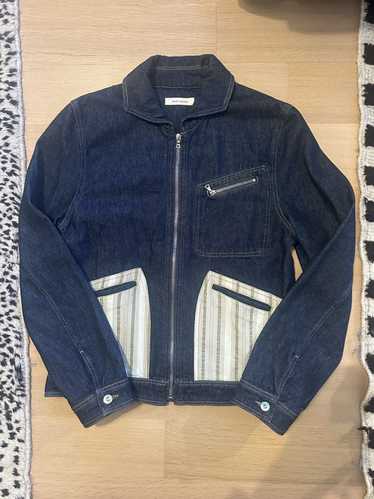 Wales Bonner Striped Denim Jacket