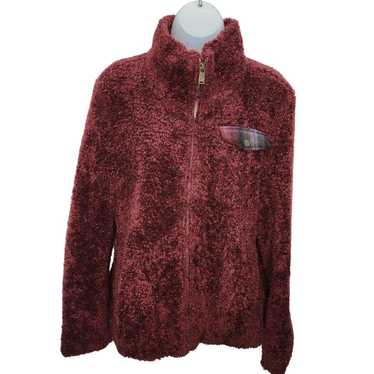 Pendleton Pendleton Western Maroon Ladies Sherpa P