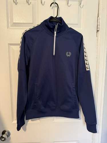 FRED PERRY / TAPED TRACK JACKET ネイビー Contrast Tape Track Jacket - Navy / Carrington Brick | Men's