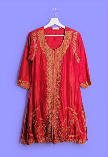 LOVELEEN Authentic Indian Beaded Kurti Top/ Dress 