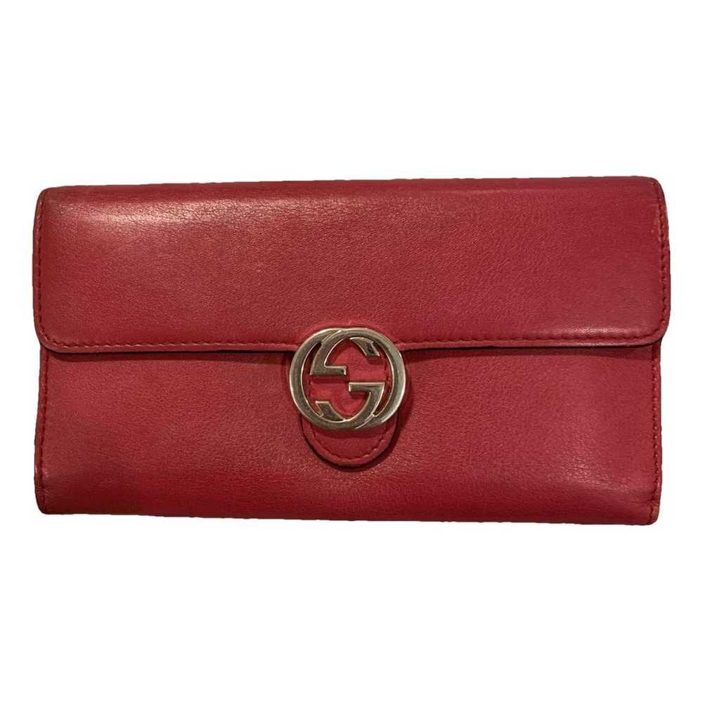 Gucci Interlocking leather wallet - image 1