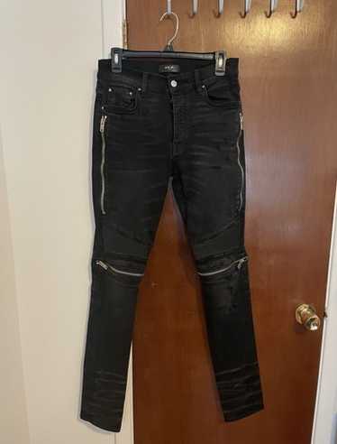 amiri mx2 28インチ AMIRI（アミリ）の「Amiri Mx2 Skinny-Fit Leather-Panelled