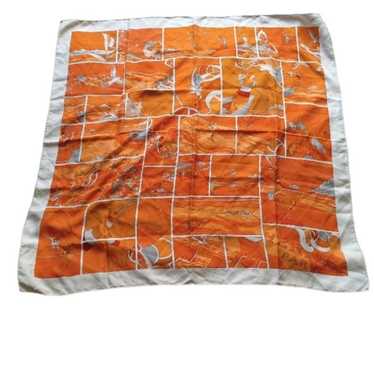 Hermes HERMES 100% silk scarf - image 1