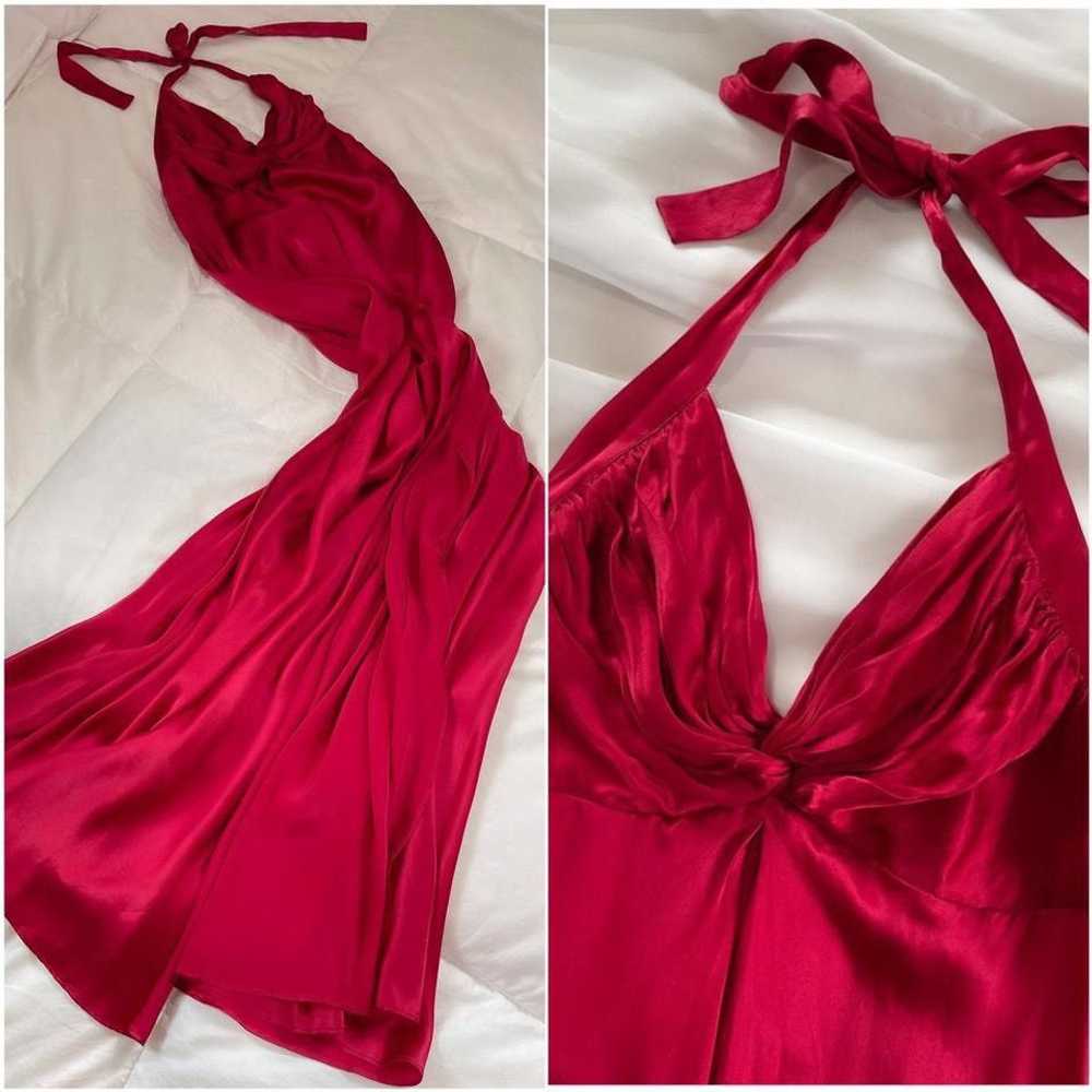 Victoria's Secret × Vintage Vintage VS Red Silk G… - image 4