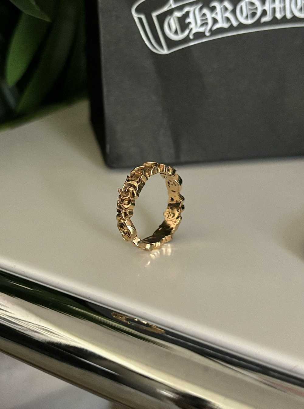 2024 SUPER RARE - SOLID 22K SPELL OUT RING - image 3