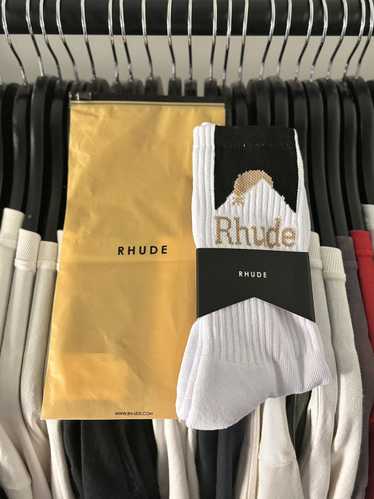 RHUDE MOONLIGHT LOGO SOCKS