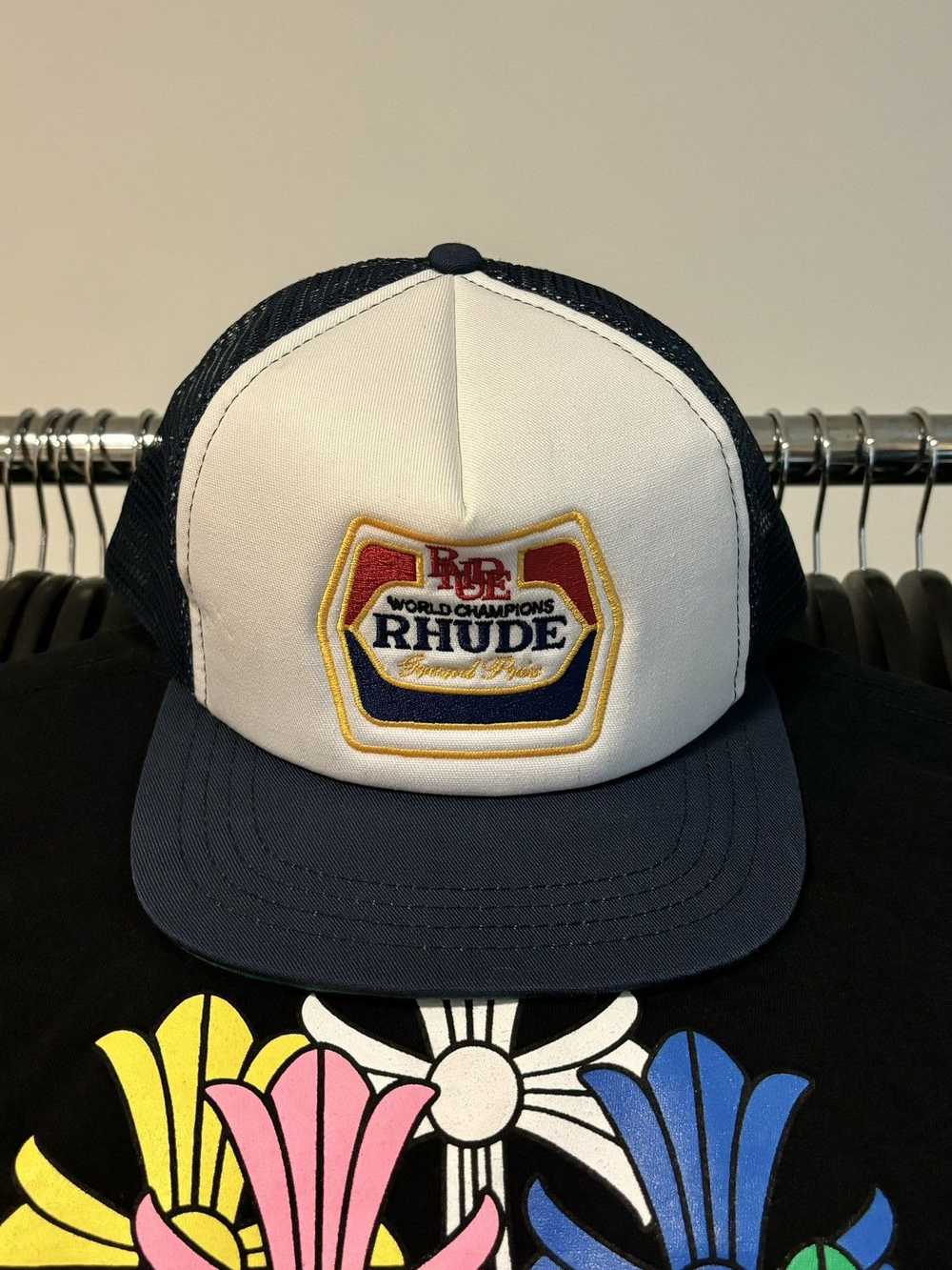 RHUDE RACING WORLD PRIX SNAPBACK HAT - image 3