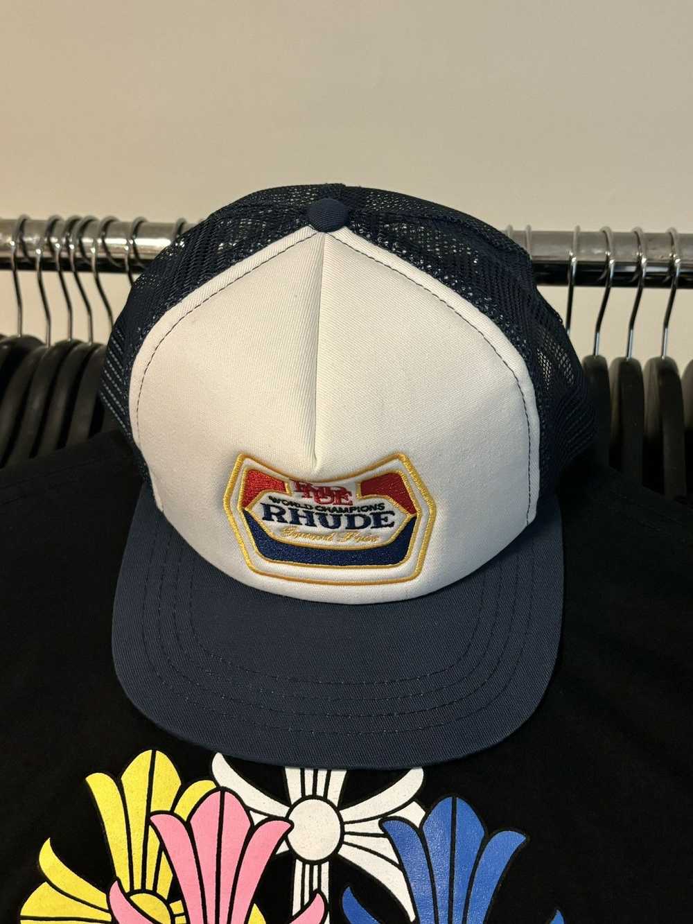 RHUDE RACING WORLD PRIX SNAPBACK HAT - image 4