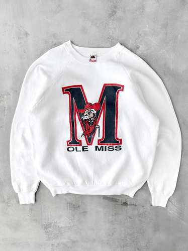 Ole Miss Rebels Sweatshirt 80's - Large / XL