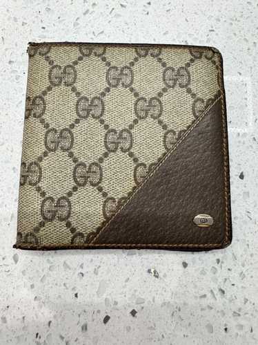 Gucci Vintage GG Pattern Bifold Wallet