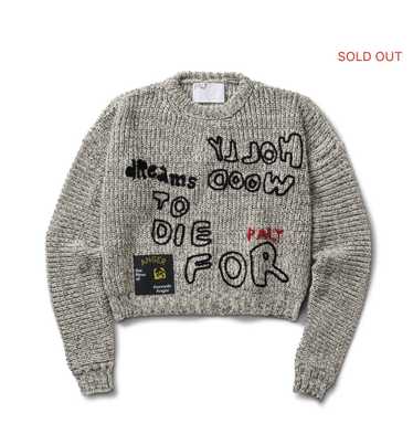 Paly Hollywood TO DIE FOR HAND KNIT SWEATER S/M - image 1