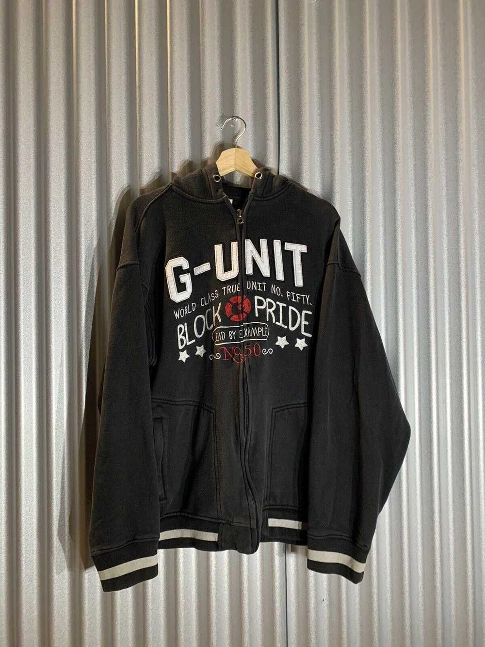 G Unit Vintage 2000s G-Unit Block Pride Black Zip… - image 1