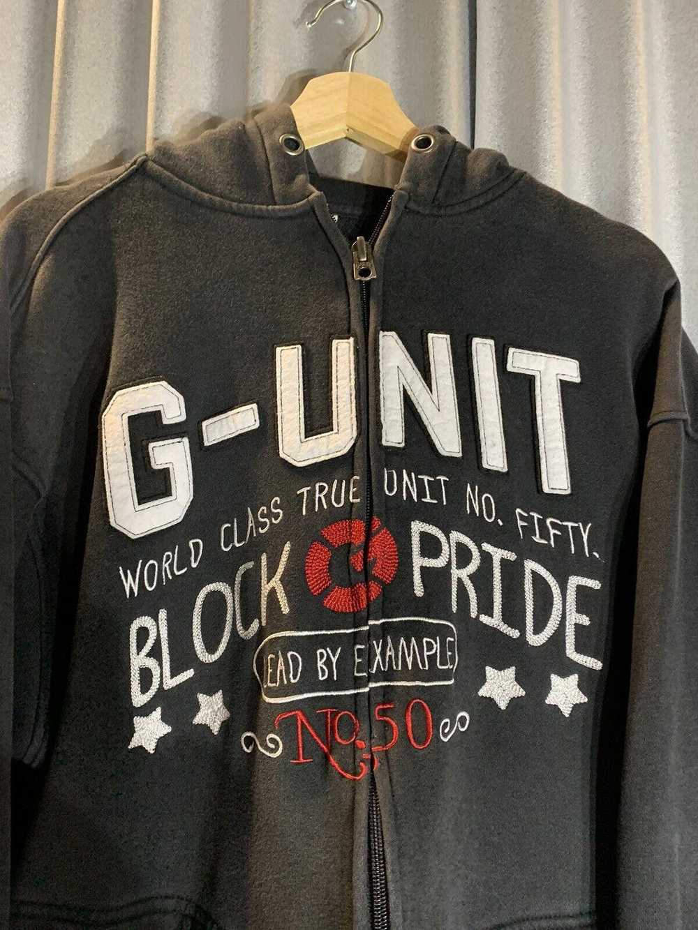 G Unit Vintage 2000s G-Unit Block Pride Black Zip… - image 2