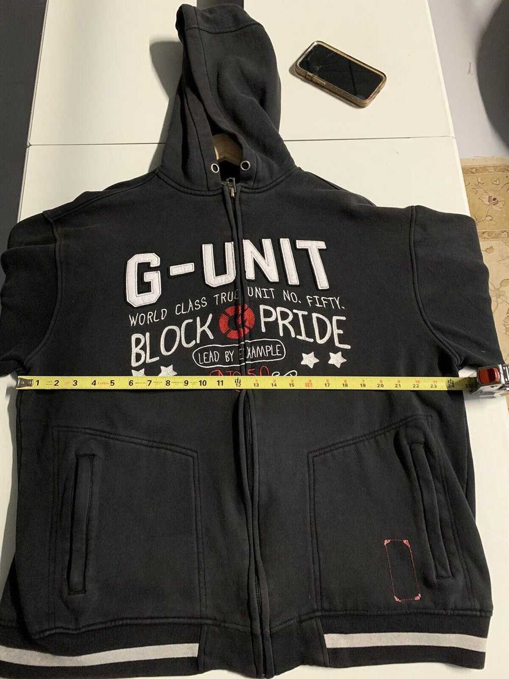 G Unit Vintage 2000s G-Unit Block Pride Black Zip… - image 6