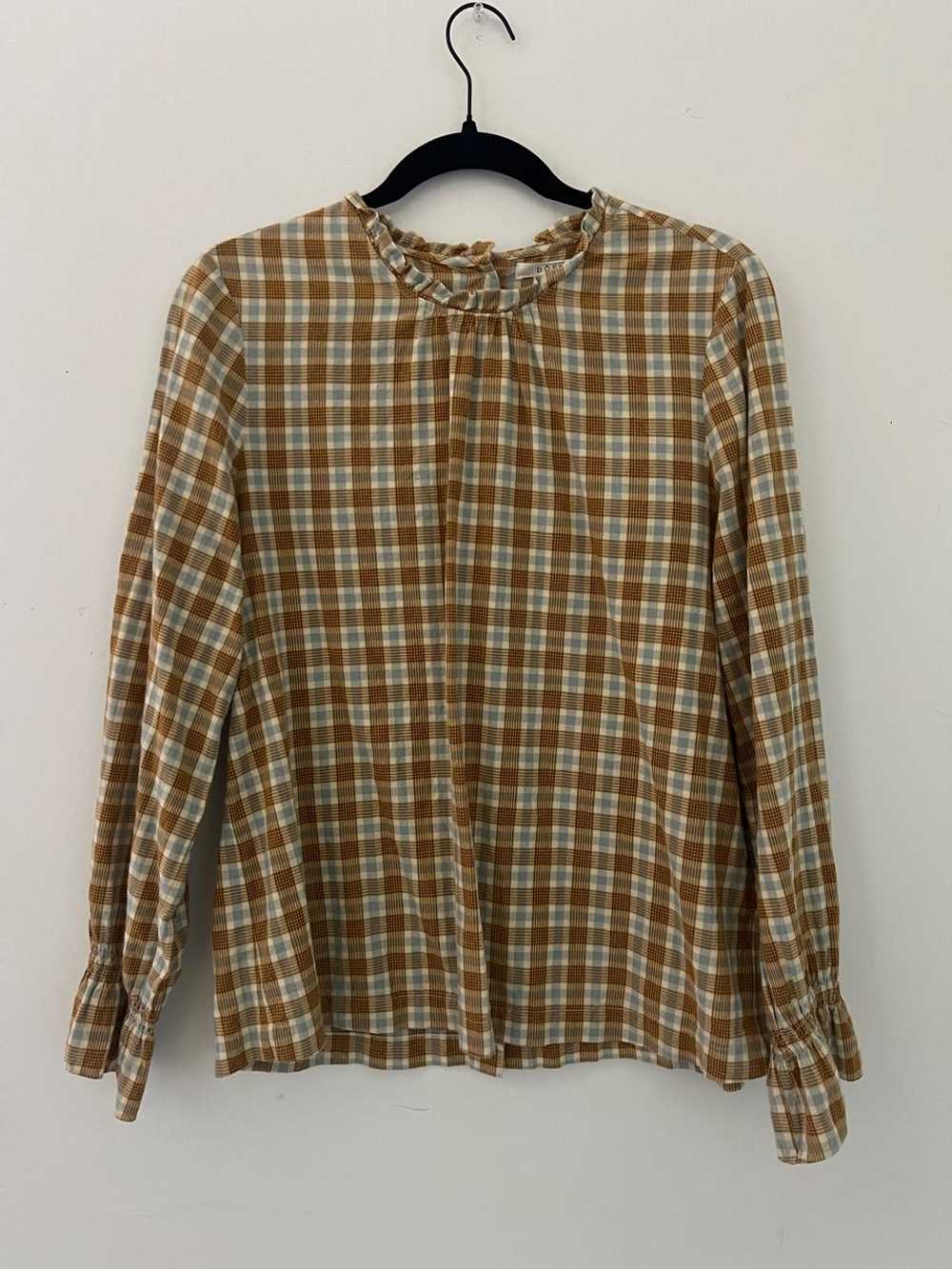 DŌEN Acacia Antoinette Plaid Top (M) | Used,… - image 1