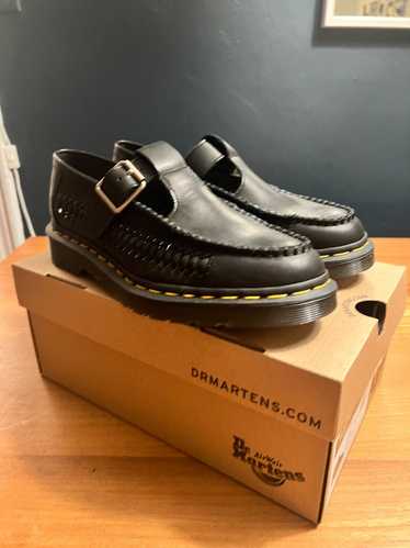 Doc Martens Black Adrian T-Bar Leather Loafer (8) 