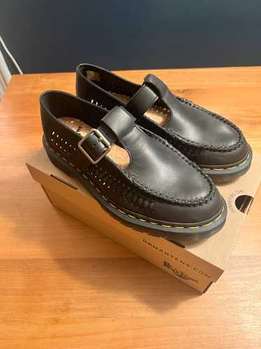 Doc Martens Black Adrian T-Bar Leather Loafer (8) 