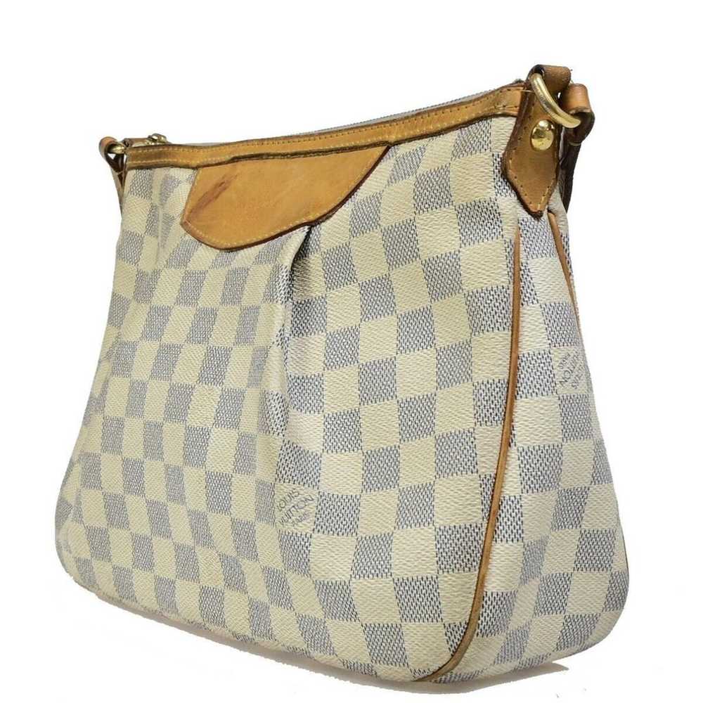 Louis Vuitton Siracusa cloth handbag - image 3