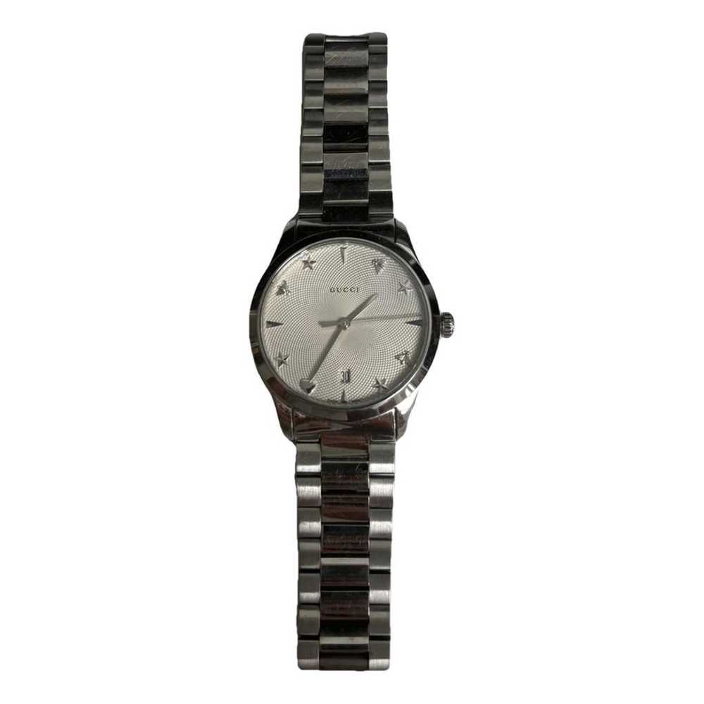 Gucci G-Timeless silver watch - image 1