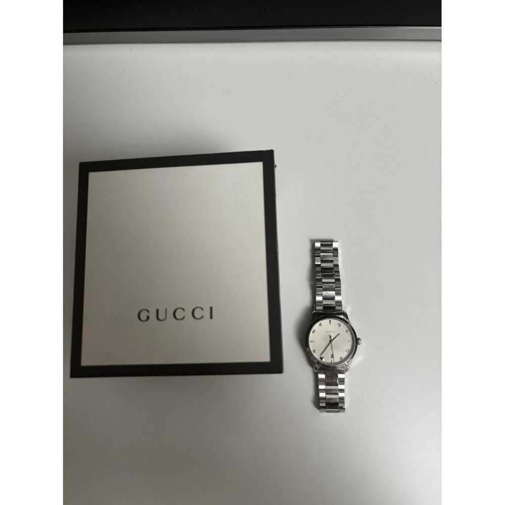 Gucci G-Timeless silver watch - image 3