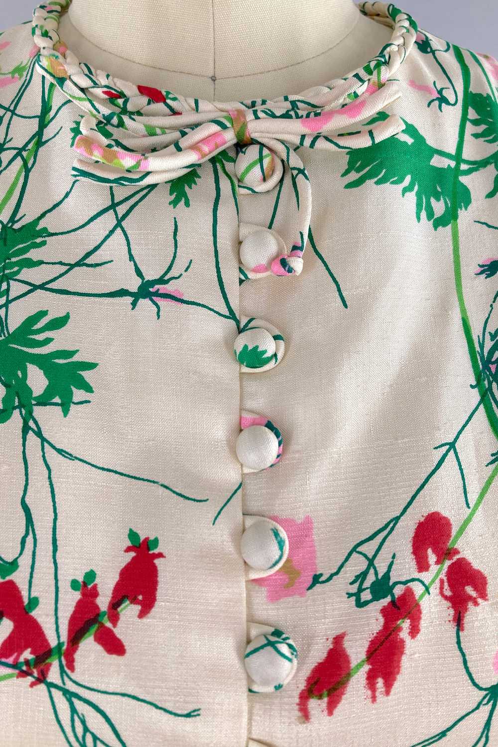 Vintage 1980s Floral Day Dress - image 3