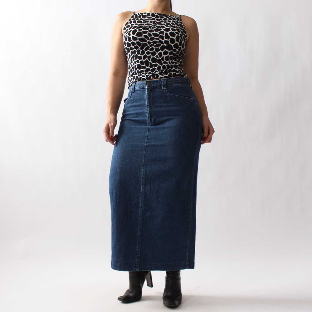 Vintage Lee Denim Skirt - W29 - image 1