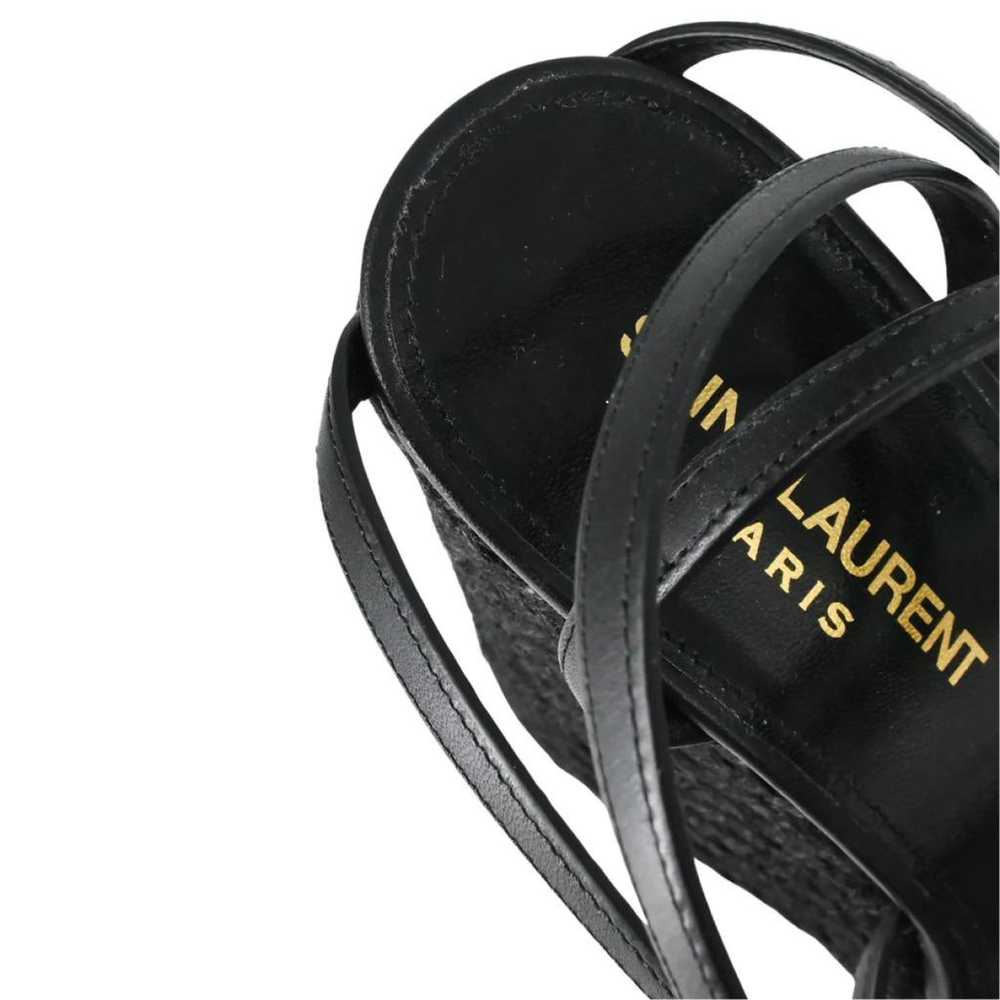 Saint Laurent Leather espadrilles - image 8