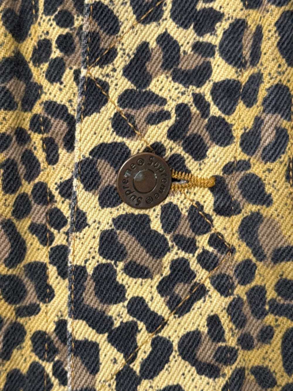 Supreme Cheetah leopard Supreme Denim Trucker - image 4