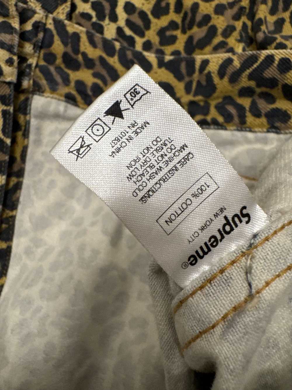 Supreme Cheetah leopard Supreme Denim Trucker - image 7