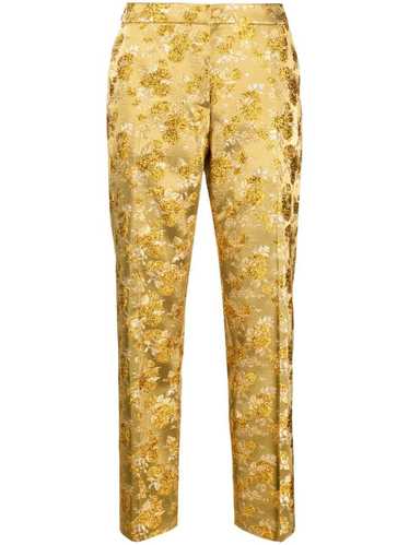 Dries Van Noten STRAIGHT DAMASK TROUSERS