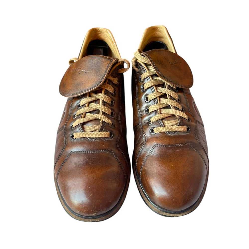 Salvatore Ferragamo Leather lace ups - image 2