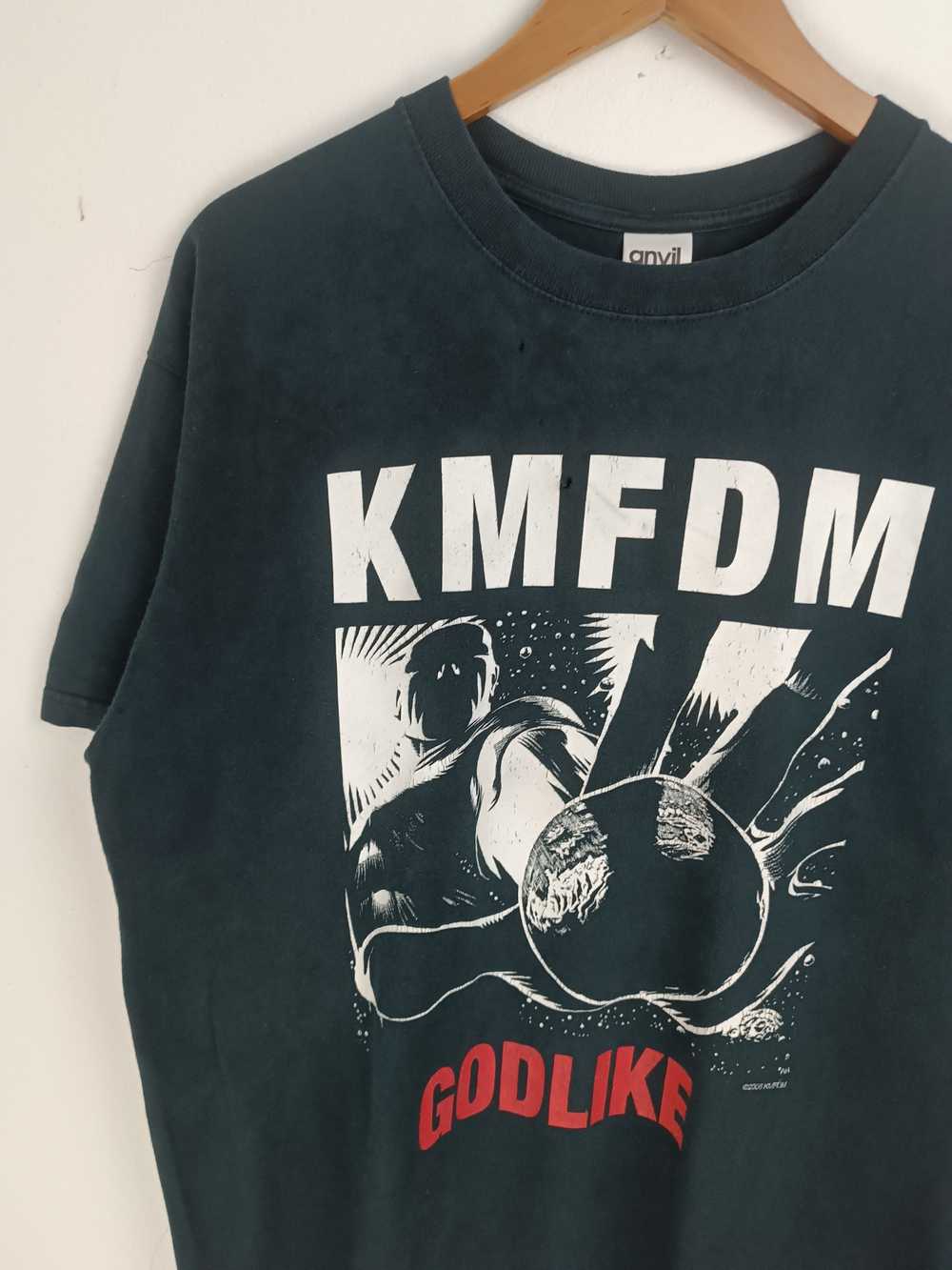 Band Tees × Vintage VINTAGE '05 KMFDM 'GODLIKE' T… - image 5