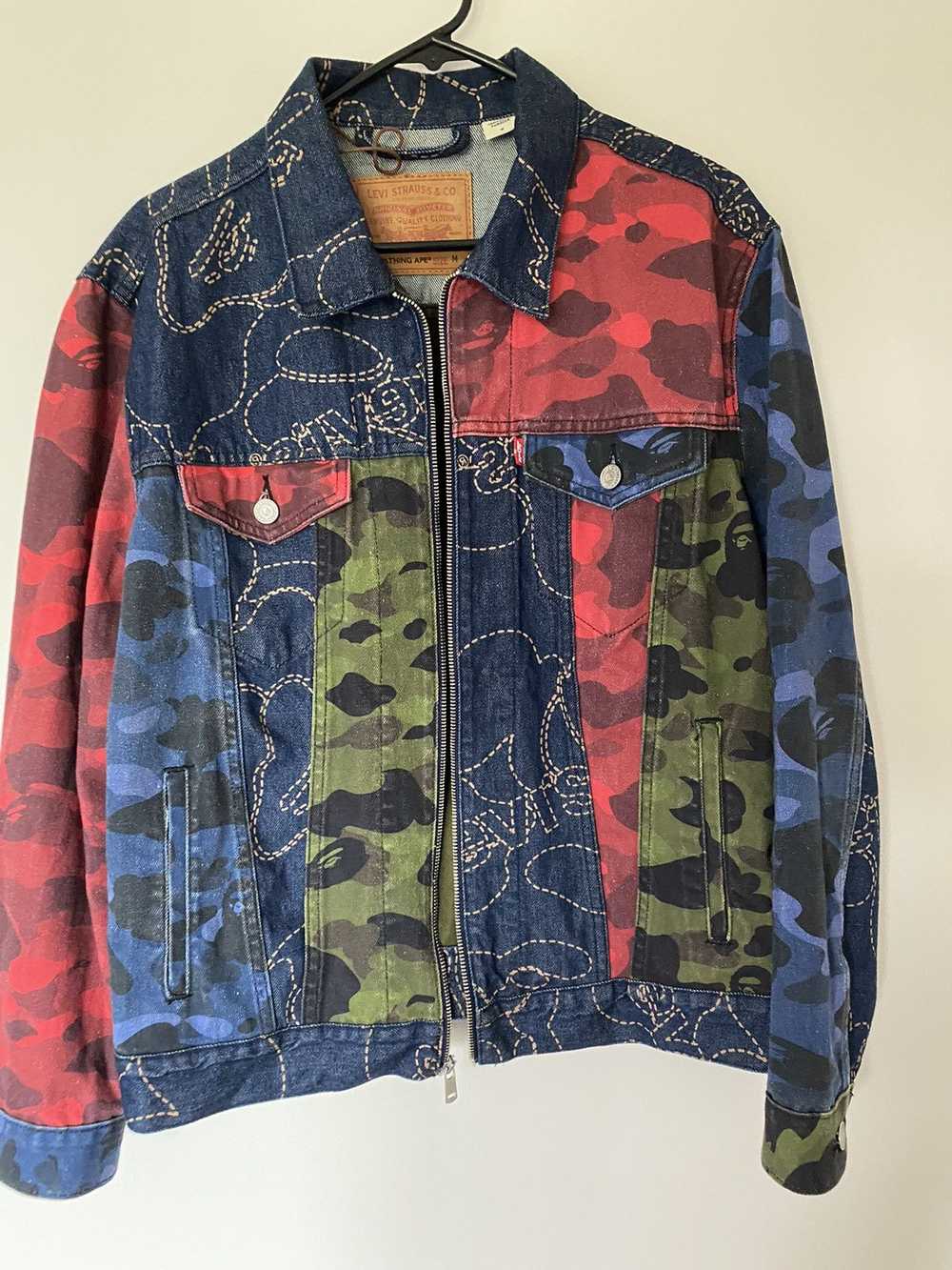 Bape × Levi's BAPE x LEVI'S MULTI COLOR TRUCKER J… - image 2