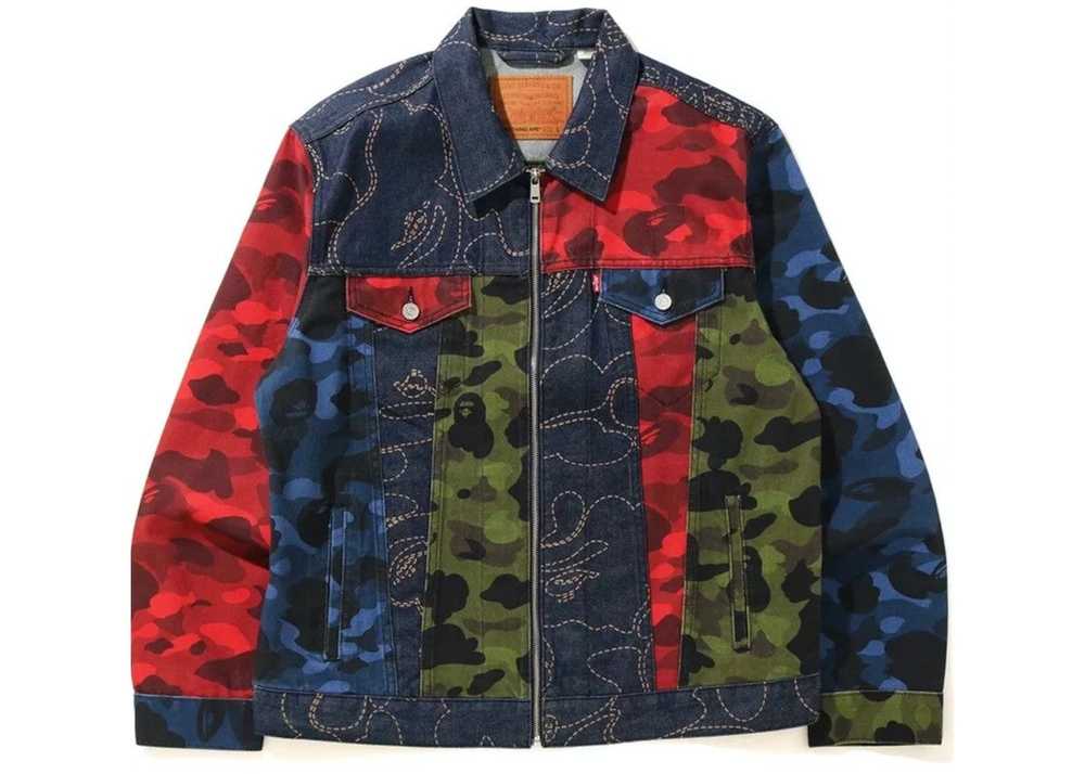 Bape × Levi's BAPE x LEVI'S MULTI COLOR TRUCKER J… - image 5