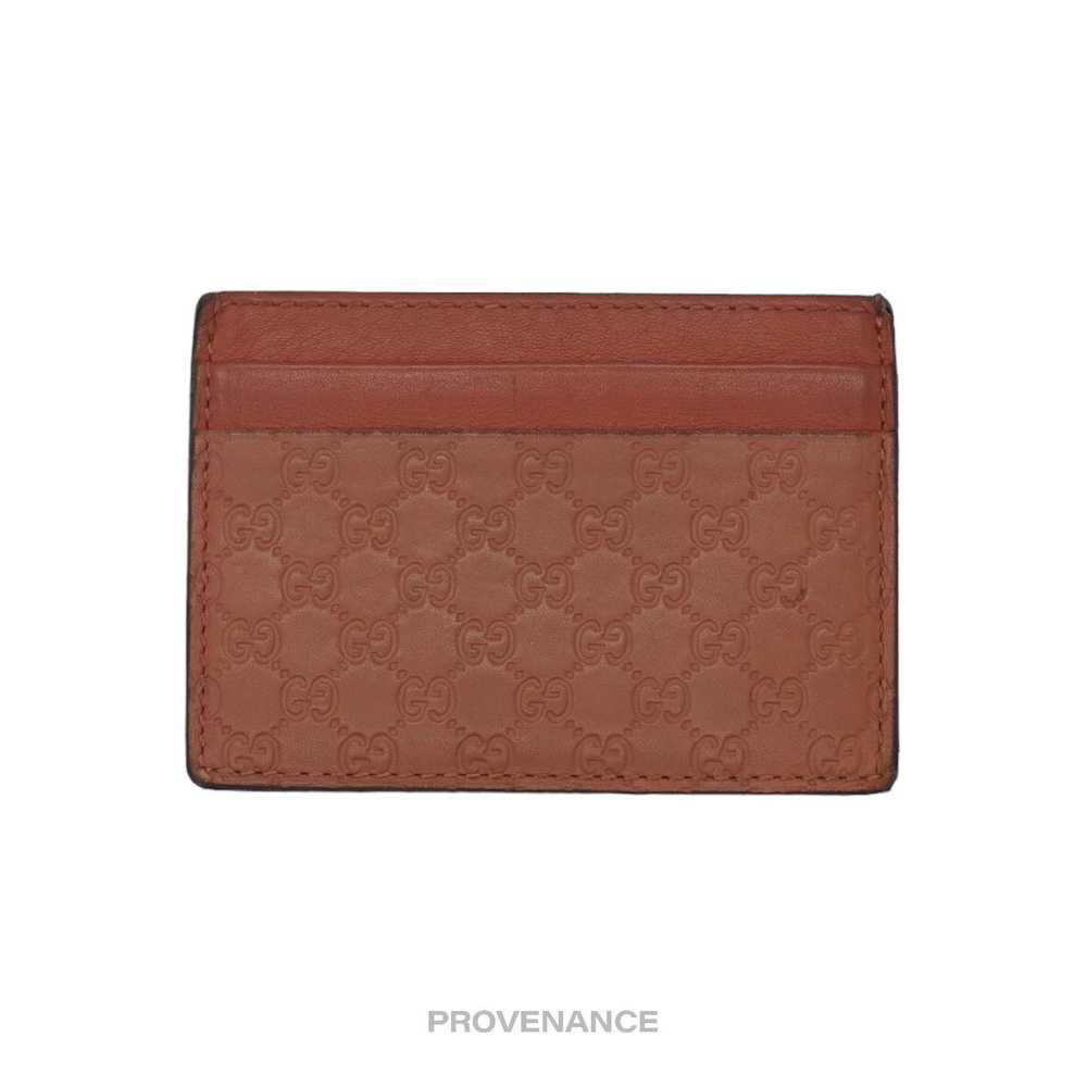 Gucci 🔴 Gucci Card Holder Wallet - Peach MicroGu… - image 2