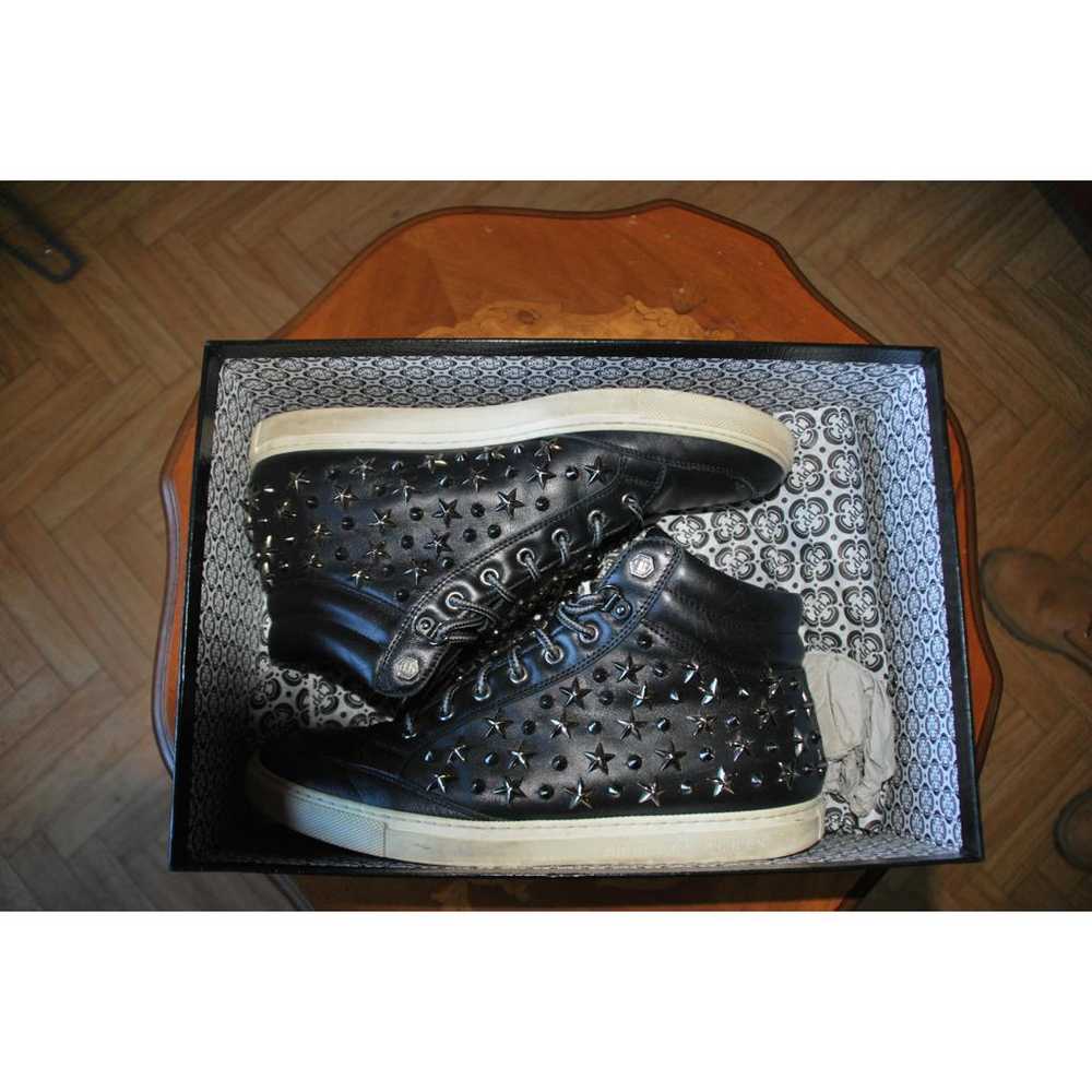 Philipp Plein Leather high trainers - image 2