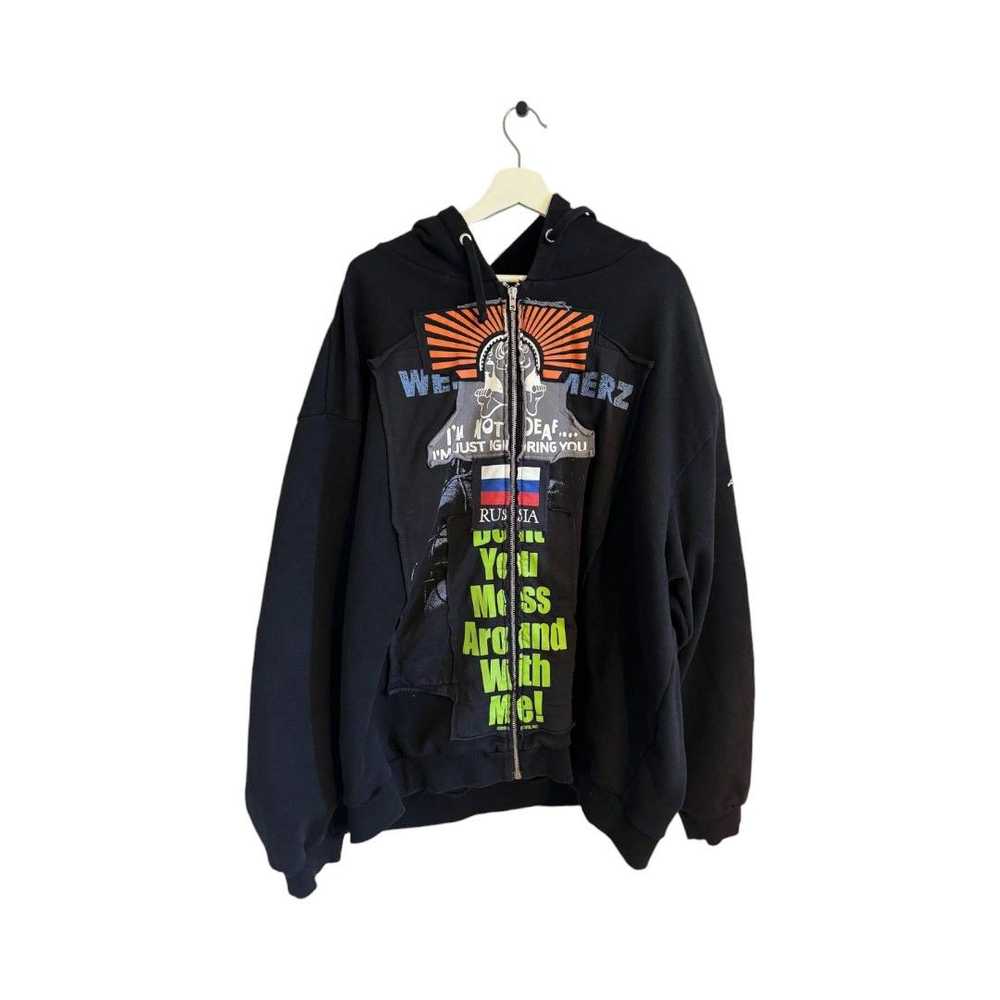 Vetements Vetements Russian Patch Zip-Hoodie