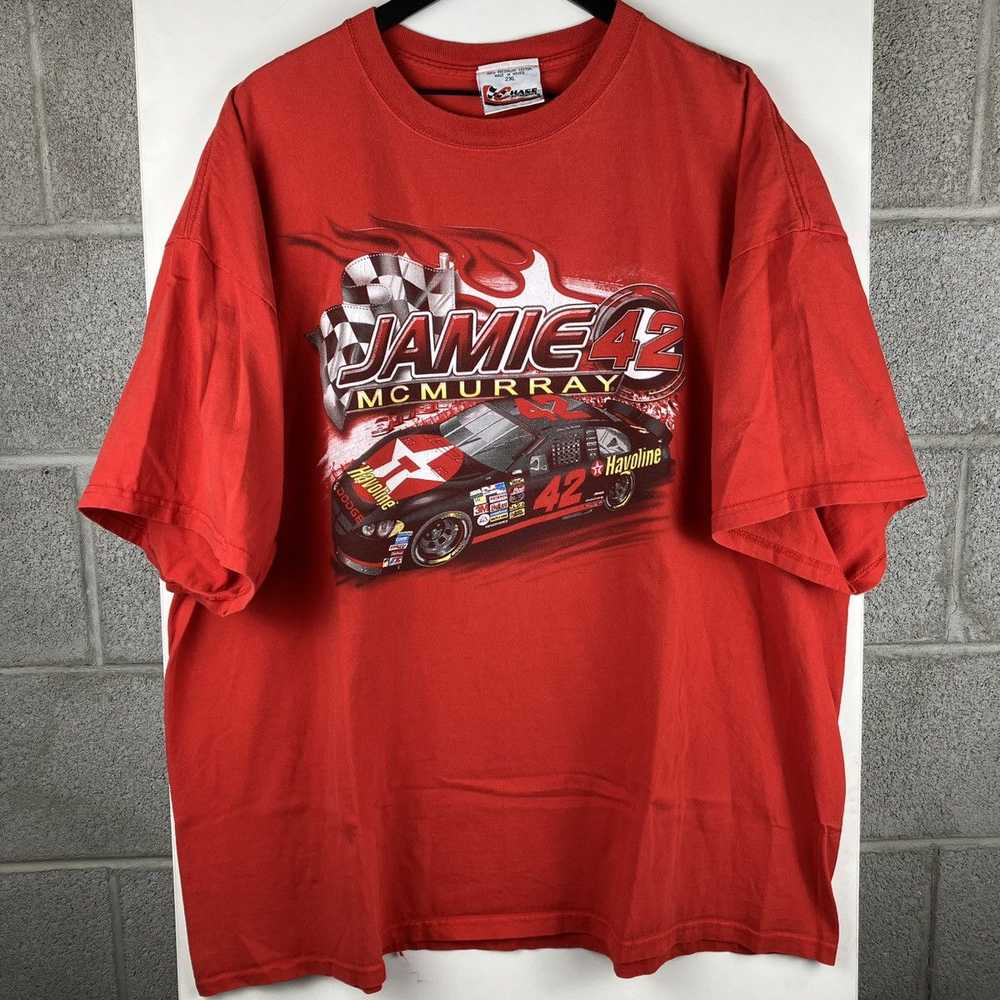 NASCAR × Tee Shirt × Vintage Vintage Y2K Jamie Mc… - image 1