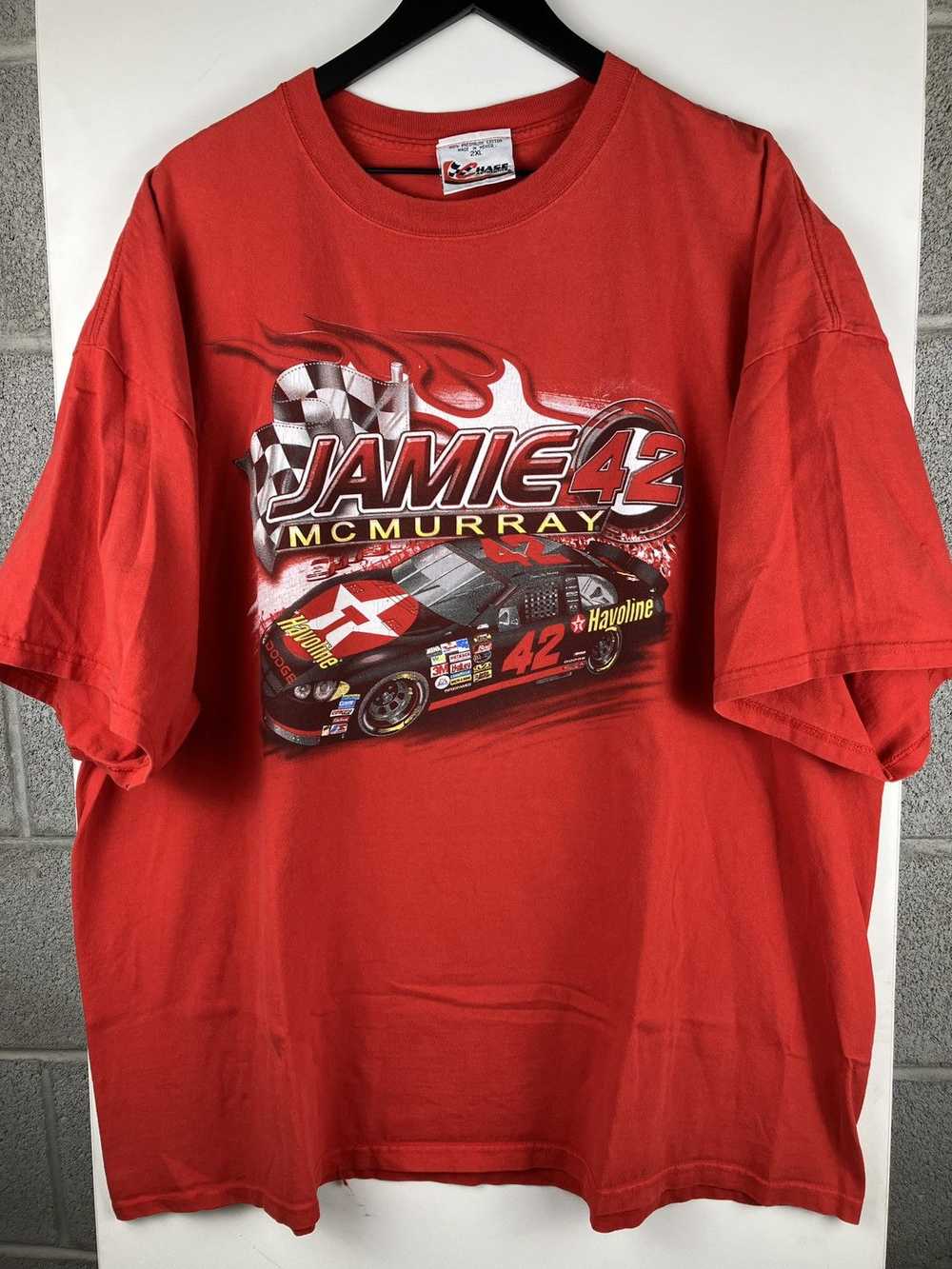 NASCAR × Tee Shirt × Vintage Vintage Y2K Jamie Mc… - image 3