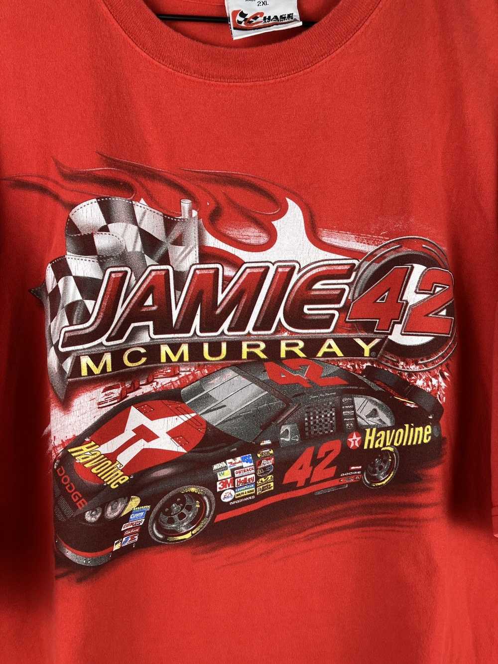 NASCAR × Tee Shirt × Vintage Vintage Y2K Jamie Mc… - image 4