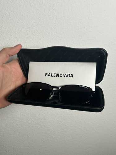 Balenciaga Thin Sleek Cat Eye Sunglasses w/case - image 1