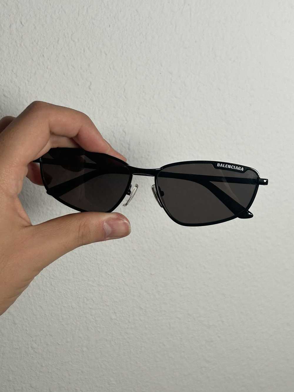 Balenciaga Thin Sleek Cat Eye Sunglasses w/case - image 2