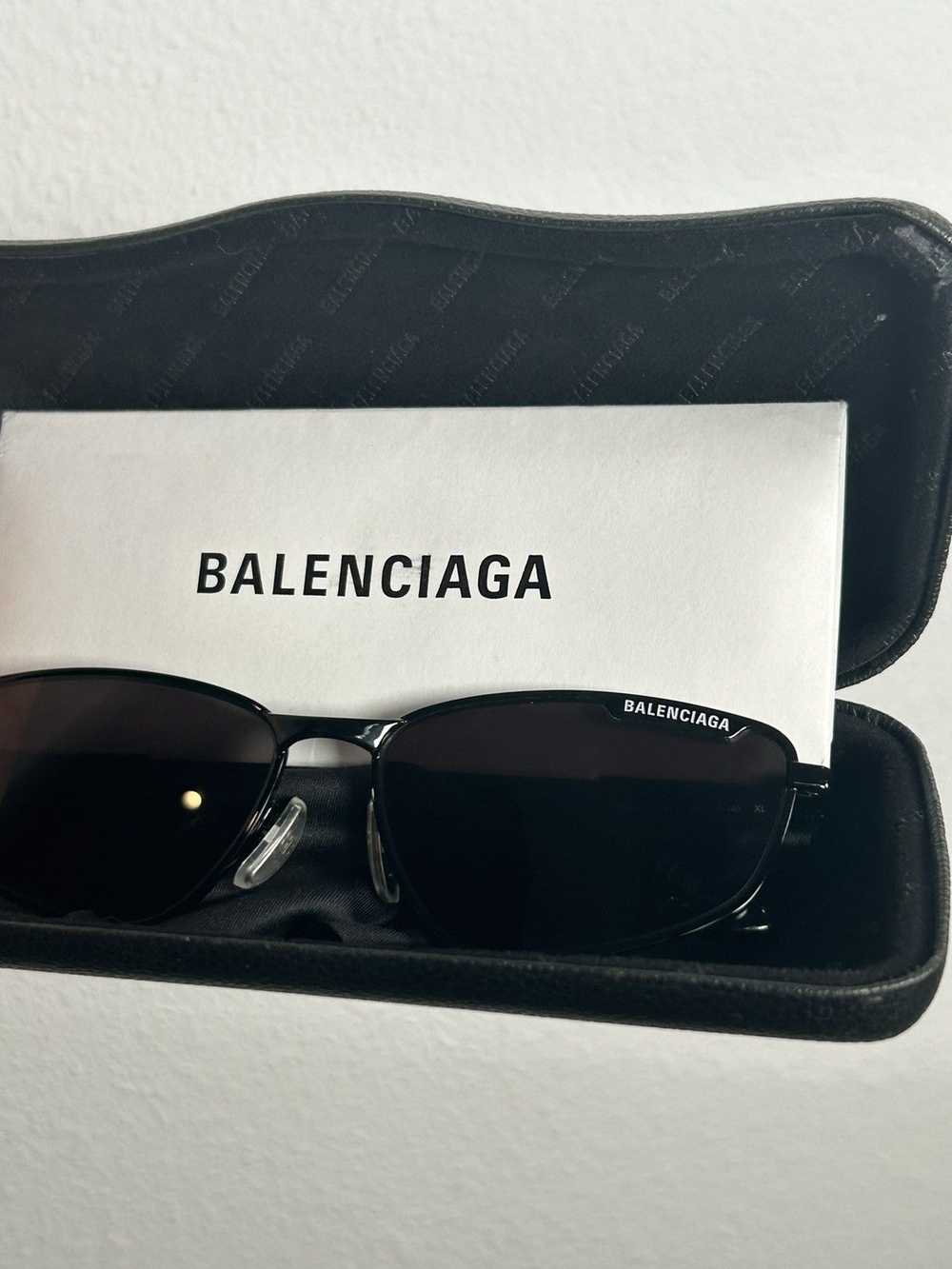 Balenciaga Thin Sleek Cat Eye Sunglasses w/case - image 4