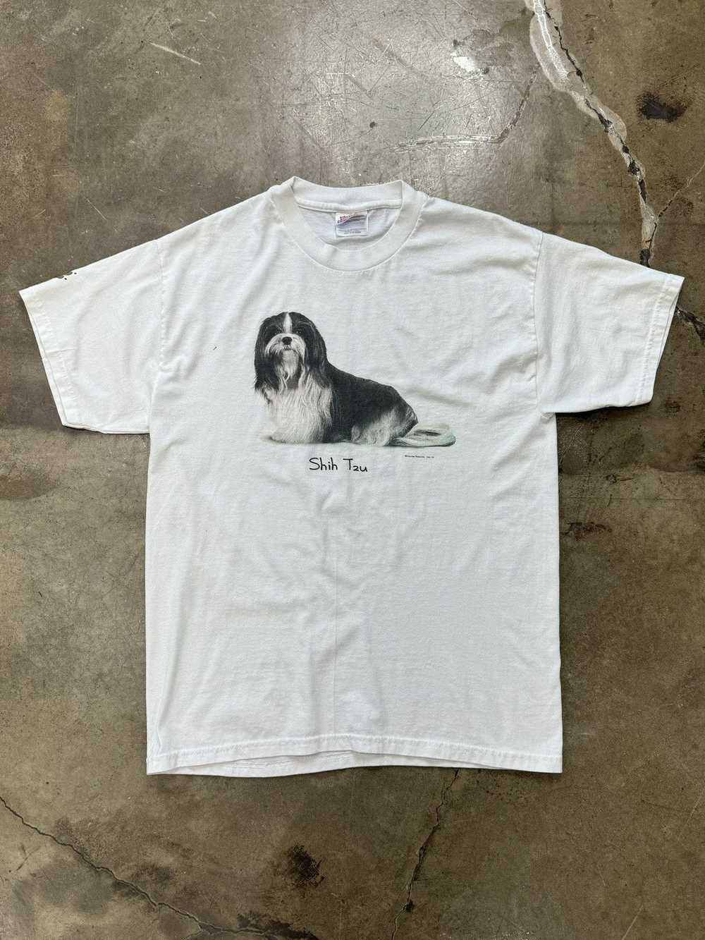 Vintage Vintage Shih Tzu Dog Tee Medium - image 2