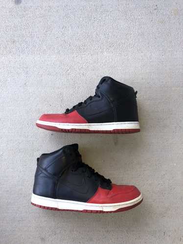 Nike 2008 Nike Dunks Black/Sport Red