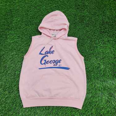 Vintage Vintage 80s Lake-George Hoodie Womens Med… - image 1