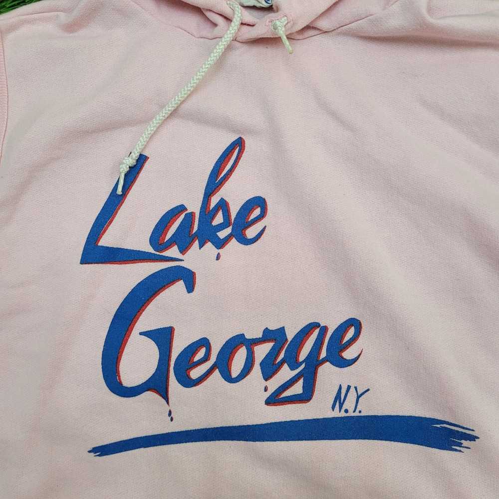 Vintage Vintage 80s Lake-George Hoodie Womens Med… - image 8